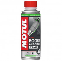 Комплексный очиститель топливной системы мото двигателей Motul Boost and Clean Moto 200мл. 110873