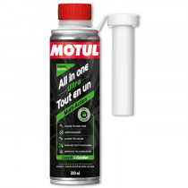 Комплексный очиститель топливной системы бензиновых двигателей Motul All in one Ultra Gasoline 300мл. 112131
