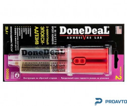 Прозрачный 2-минутный эпокси-адгезив (цвет: прозрачный) (28,4 г) Done Deal DD6559