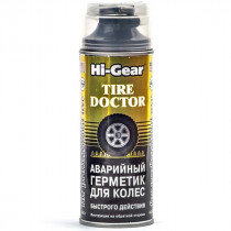 Аварийный герметик быстрого действия для ремонта колес (с шлангом) HI-GEAR TIRE DOCTOR 340г. HG5337