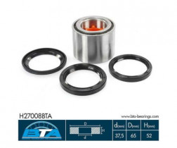 Комплект подшипника ступицы колеса BTA H27008BTA