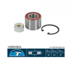Комплект подшипника ступицы колеса BTA H2R002BTA