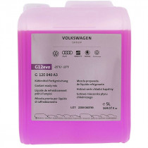 Антифриз готовый VAG Coolant ready mix G12 evo -35C 5л. G12E050A3