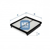 Воздушный фильтр UFI 30.723.00