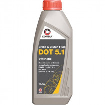 Жидкость тормозная Comma BRAKE FLUID DOT5.1 1л. BF51L