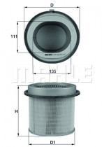 Воздушный фильтр KNECHT LX670