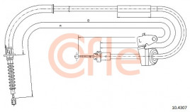 Тросик COFLE 10.4307