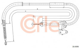 Тросик COFLE 10.4306