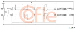 Тросик COFLE 11.5457