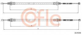 Тросик COFLE 10.9336