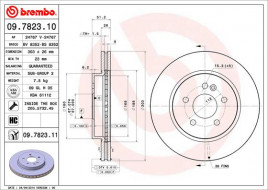Тормозной диск BREMBO 09.7823.11