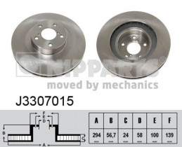 Тормозной диск Nipparts J3307015