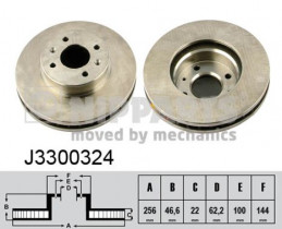 Тормозной диск Nipparts J3300324