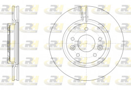 Тормозной диск ROADHOUSE 61581.10