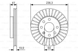 Тормозной диск BOSCH 0986479S98