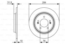 Тормозной диск BOSCH 0986479V09