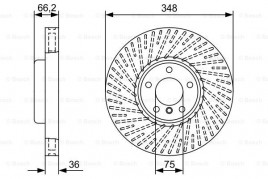 Тормозной диск BOSCH 0986479W19