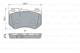 Комплект тормозных колодок BOSCH 0986494777