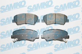 Комплект тормозных колодок, дисковый тормоз SAMKO 5SP1744