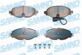 Комплект тормозных колодок, дисковый тормоз SAMKO 5SP1834