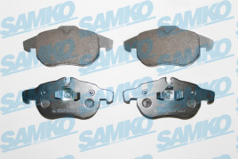 Комплект тормозных колодок, дисковый тормоз SAMKO 5SP814