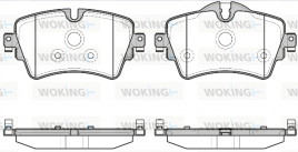 Комплект тормозных колодок, дисковый тормоз WOKING P14993.08