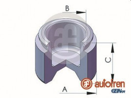Поршень, корпус скобы тормоза AUTOFREN SEINSA D0-2522