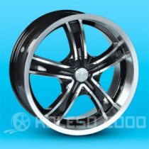 Литые диски Aleks F993 18x7,5 PCD5x114,3 ET35 73,1 BF -MB