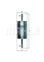 Топливный фильтр KNECHT KL 559