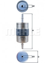 Топливный фильтр KNECHT KL1055