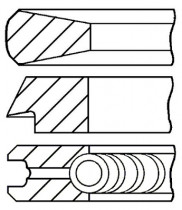 Комплект поршневых колец GOETZE ENGINE 08-114400-10