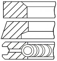 Комплект поршневых колец GOETZE ENGINE 08-445100-00