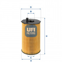 Масляный фильтр UFI 25.066.00