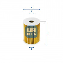 Масляный фильтр UFI 25.091.00