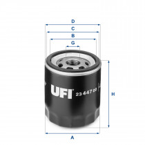 Масляный фильтр UFI 23.447.00