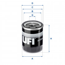 Масляный фильтр UFI 23.479.00
