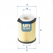 Масляный фильтр UFI 25.178.00