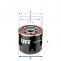 Масляный фильтр UFI 23.575.00