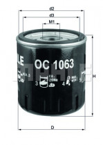 Масляный фильтр KNECHT OC1063