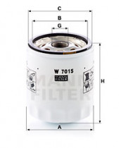 Масляный фильтр MANN W7015