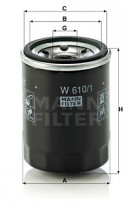 Масляный фильтр MANN W610/1