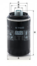 Масляный фильтр MANN W719/53