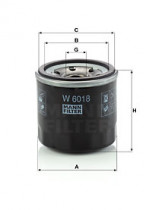 Масляный фильтр MANN W6018