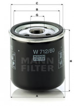 Масляный фильтр MANN W712/80