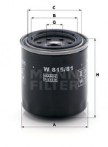 Масляный фильтр MANN W815/81