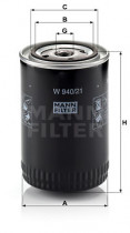 Масляный фильтр MANN W940/21