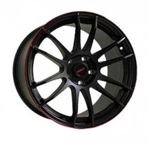 Литые диски Cast Wheels CW52 18x9,5 PCD5x114,3 ET30 73,1 BLACK_RED_LINE