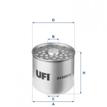 Топливный фильтр UFI 24.360.00