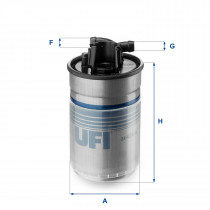 Топливный фильтр UFI 24.424.00