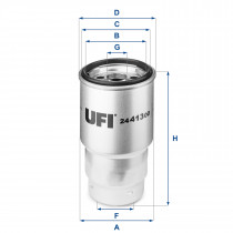 Топливный фильтр UFI 24.413.00